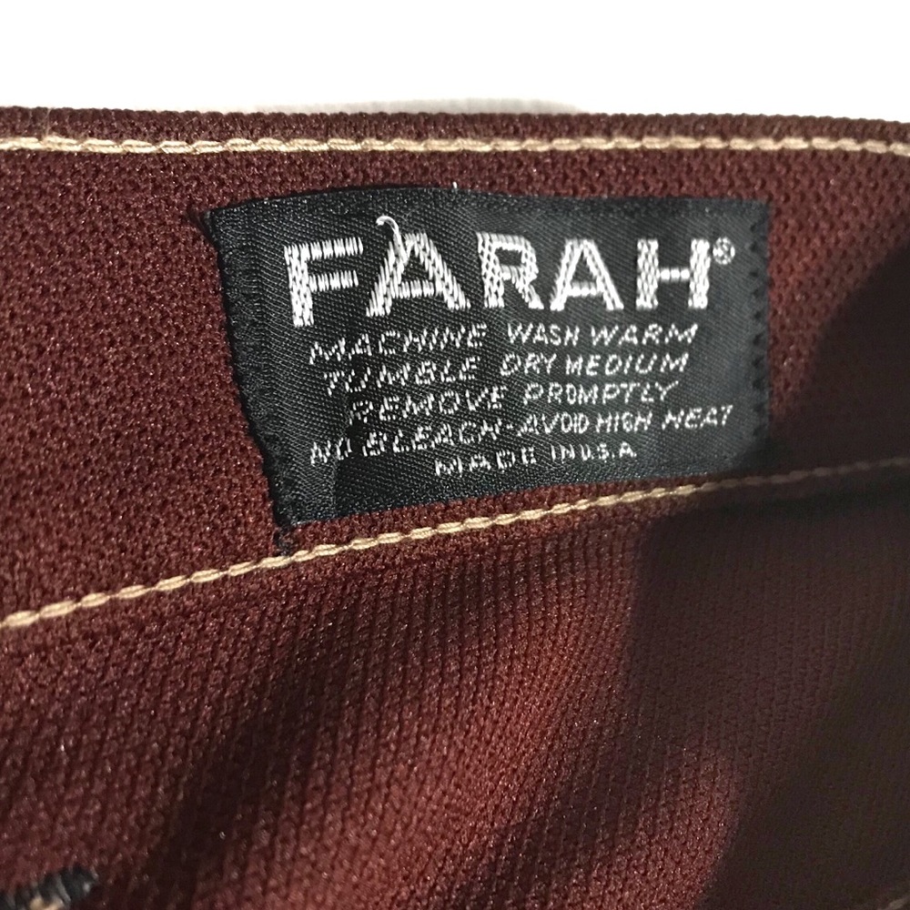 Vintage Farah Permanent Press Men’s Trousers 38 - Picture 6 of 7